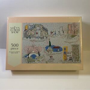 Macy's Pastel Pink & Blue Cityscape 500-Piece Puzzle